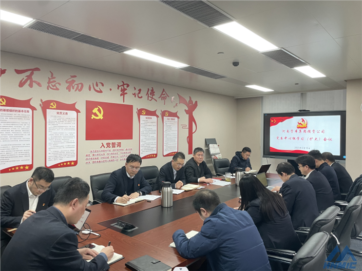 尊龙凯时资本集团投资公司召开党委中心组学习（扩大）会议