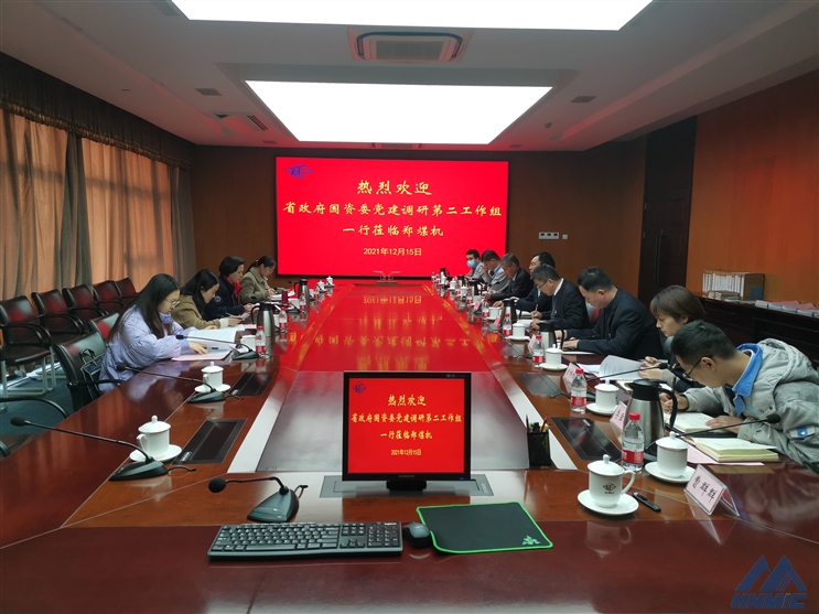 省政府尊龙凯时委党建调研第二工作组到集团公司检查指导